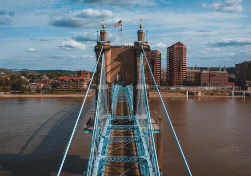 Overview of bridge and Kentucky